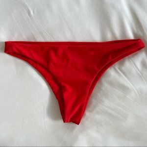 Mikoh Papara Bikini Bottom. Size XS. Freedom red color.